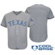 Texas Rangers Gray Majestic 2016 Father's Day Cool Base Jersey