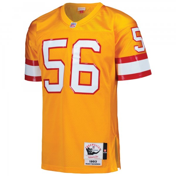 Men's Tampa Bay Buccaneers 1993 Hardy Nickerson Mitchell & Ness Orange Throwback Retired Player Jersey