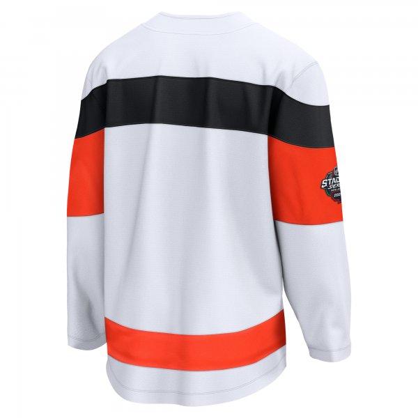 Men's Philadelphia Flyers  Fanatics White 2024 NHL Stadium Series Breakaway Jersey