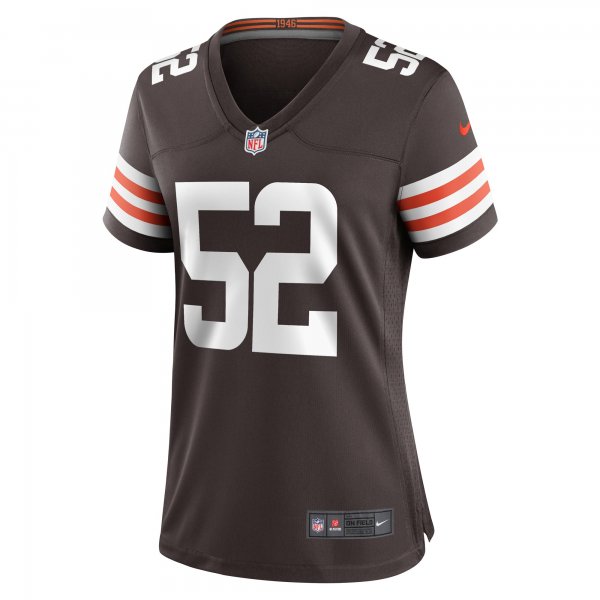 Women's Cleveland Browns Dawson Deaton Nike Brown Game Player Jersey