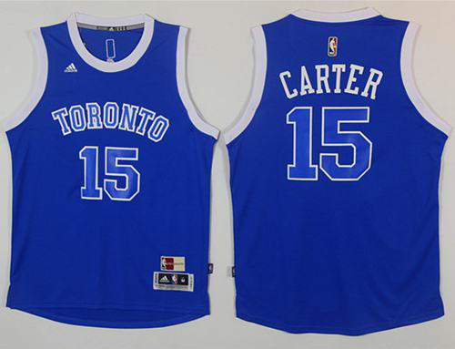 Men's Toronto Raptors #15 Vince Carter Light Blue Throwback Stitched NBA Jersey