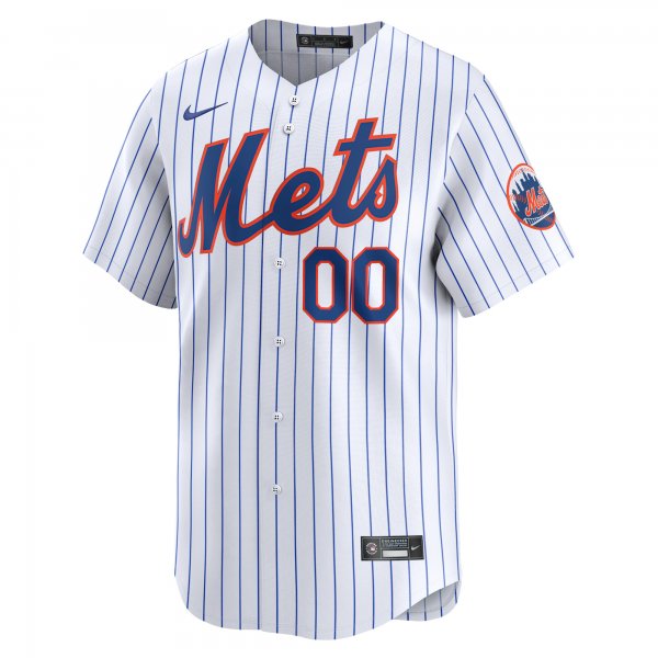 Men's New York Mets Nike White Home Limited Custom Jersey