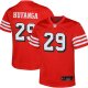 Youth San Francisco 49ers Talanoa Hufanga Nike Scarlet Game Jersey