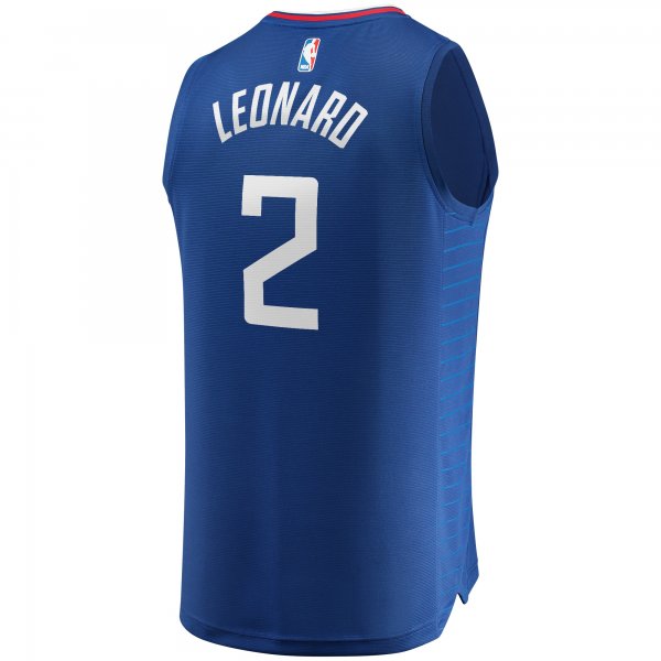 Men's LA Clippers Kawhi Leonard Fanatics Royal Fast Break Replica Jersey - Icon Edition