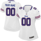 Nike Buffalo Bills Customized White Stitched Elite Women's NFL Jersey