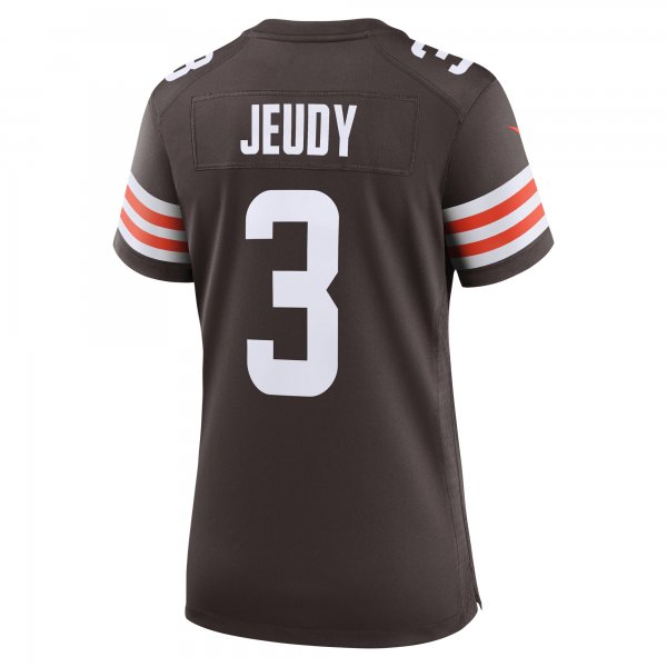 Women's Cleveland Browns Jerry Jeudy Nike  Brown  Game Jersey