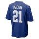 Men's New York Giants Bobby McCain Nike Royal Game Player Jersey