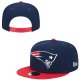 New England Patriots Dark Blue And Red Cap