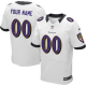 Nike Baltimore Ravens Customized White Stitched Elite Men's NFL Jersey