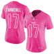 Women's #17 Ryan Tannehill Limited Pink NFL Tennessee Titans Rush Fashion Jersey