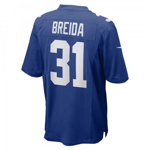 Men's New York Giants Matt Breida Nike Royal Game Jersey