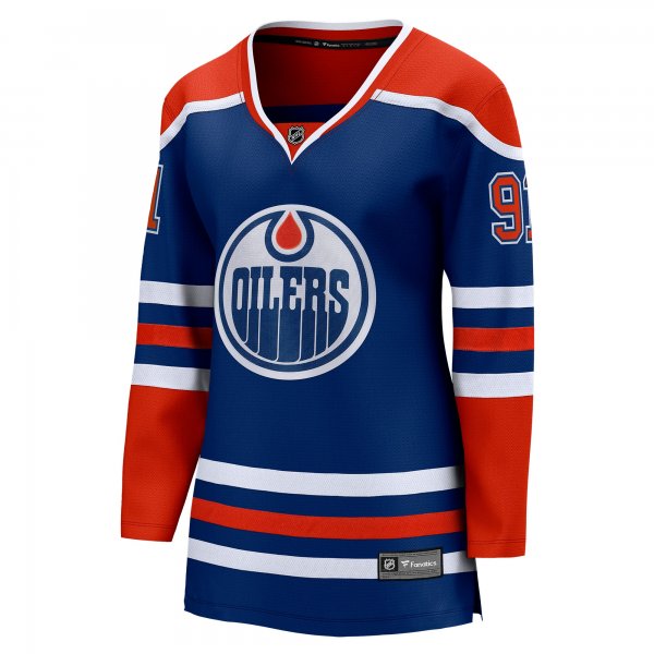 Women's Edmonton Oilers Evander Kane Fanatics Royal Home Breakaway Player Jersey