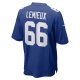 Men's New York Giants Shane Lemieux Nike Royal Game Jersey