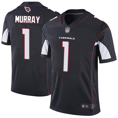 Men's Arizona Cardinals #1 Kyler Murray Nike 2019 NFL Draft First Round Pick Black Limited Jersey