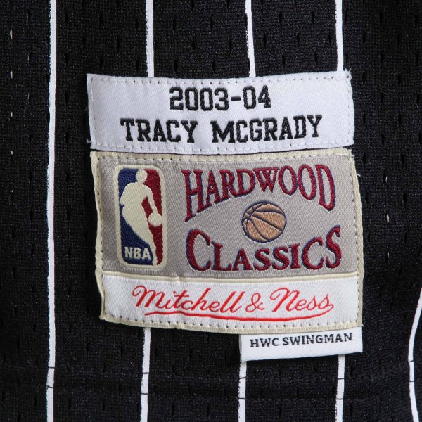 Men's Orlando Magic Tracy McGrady Mitchell & Ness Black Hardwood Classics Swingman Jersey