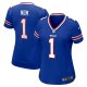 Women's Buffalo Bills Number 1 Mom Nike Royal Game Jersey